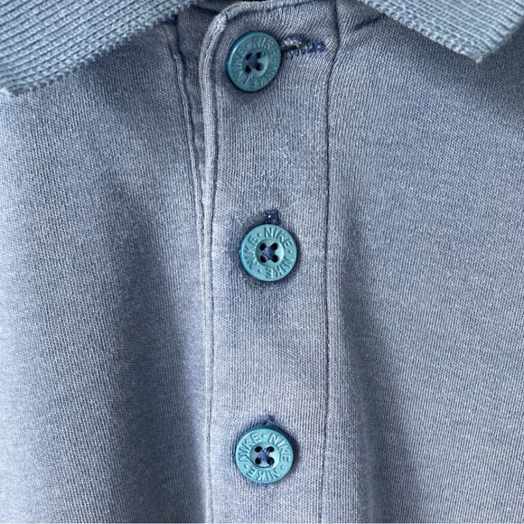 NIKE 90s Blue Navy Polo Shirt - Size XL - Picture 5 of 11